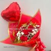 Floricultura Primavera em Jacareí - Dia dos Namorados - Buque com Rosas Vermelhas e Balão Especial